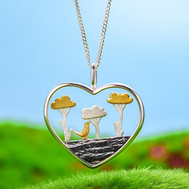 Natural Planting Trees of Clouds Necklace-Your Soul Place